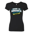 thumbnail image 2 of Made In America With Ukrainian Parts Womens Slim Fit Junior Tee, Black, Medium, 2 of 4