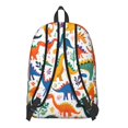 thumbnail image 2 of Cute Dinosaur Pattern Backpack for School,Cute School Bag,Schoolbag with Adjustable Shoulder Straps & Padded Back,15.7"x11.8"x5.5", 2 of 4