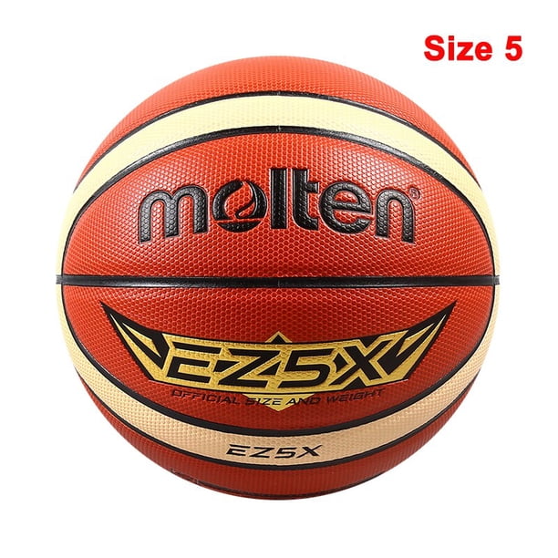 Molten-pelota de baloncesto para hombre y mujer, Material de PU de alta calidad, para interior y exterior, talla 7/6/5/4 Fivean unisex