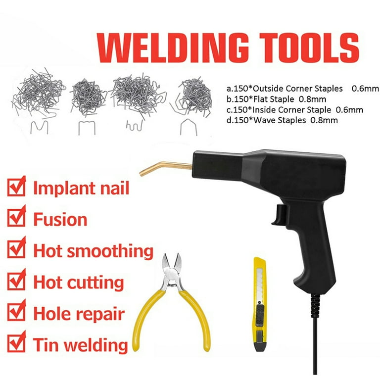 InoKraft Plastic Welding Kit, Ergonomic Design Plastic Welder With 500