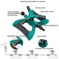 thumbnail image 3 of Adjustable 360° Rotating Automatic Garden Sprinkler Lawn Irrigation System Covering Large Area with Leak-Free Design, Durable 3-Arm Sprayer, Easy Connection, 3 of 4