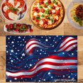 thumbnail image 2 of Joocar American Flag Design Table Mats Set Of 4 For Home Kitchen Table Decor 12x18 inch, 2 of 5