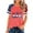 Watermelon Red, variant on 4th of July T Shirts Women Petite Independence Day Short Sleeve Round Neck T Shirts USA Star Striped Graphic Tops Lady S 4th of July Casual T Shirts Red White and Blue Tunic Tees