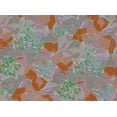 thumbnail image 2 of Zelouf Tropical Horizon On Sheer Matte Jersey  , Sewing, DIY, Crafts Fabric by the Yard, 228 Tan/orange, 5 Yard, 2 of 2