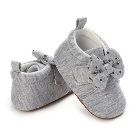 

DAETIROS Comfortable Girls Soft soled Princess Gray