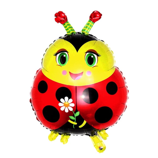 Balloon 50Pcs/Bag Theme Balloons Elastic Easy to Store Insects Series Cute Pattern Aluminium Balloons for Kids