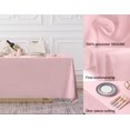 thumbnail image 2 of Mantel Surmente de poliéster rosa 228 x 335 cm para boda, 2 of 7