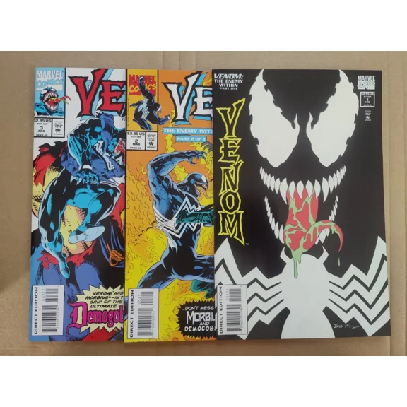Marvel Comics Venom: The Enemy Within (1994) Complete Series Set Issues 1-3 — Marvelocity Comics