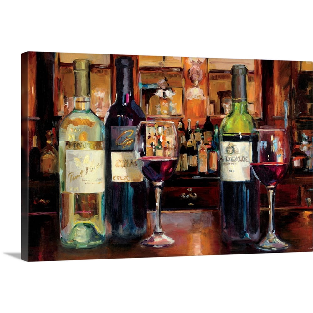 Great BIG Canvas "Reflection of Wine" Canvas Wall Art