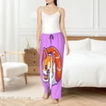 thumbnail image 6 of Lsque Corgi In Sushi Roll Print Women's Pajama Pants, Lounge Pant - Comfortable Home Wear,Elastic Waistband, Stylish Design-Small, 6 of 9
