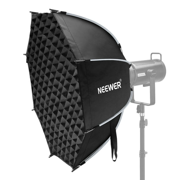 Neewer NS92P 35.4" Octagonal Softbox - Bowens Mount w/Diffuser & Grid for Aputure/Godox/Neewer Lights