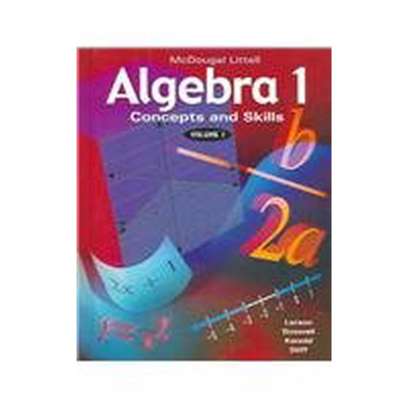 Pre-Owned Algebra 1: Concepts and Skills Volume 1, 9780618106462, 0618106464, Hardcover,