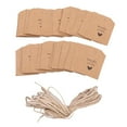 thumbnail image 1 of Etiquetas de papel Sunnimix 100 piezas Etiqueta kraft guita marrón, 1 of 7