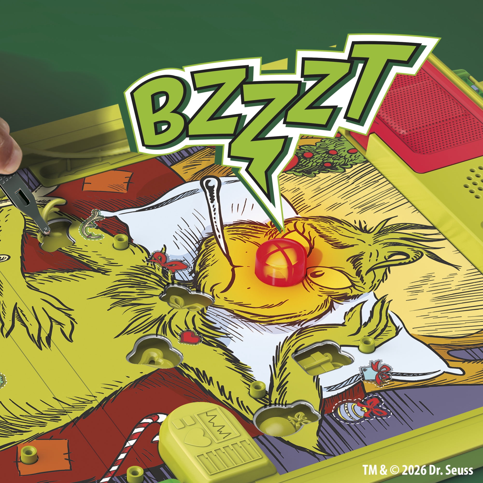 Operation: The Grinch Edition Board Game, Dr. Seuss for Kids, 1+ Players, Ages 6+ (Walmart Exclusive)