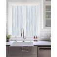 thumbnail image 2 of Window Privacy Film Blue Stained Glass Window Film Decorative Sun Block Window Cover Abstract Art Gradient Minimalist Modern Texture Window Clings Static Adhesive Sticker for Bathroom 19.6"x39.3", 2 of 7