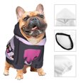 thumbnail image 3 of Zufioo Sweat à Capuche Imprimé Sanrio pour Animaux, Adapté aux Petits Chiens Vêtements à Capuche pour Animaux-TG, 3 of 7