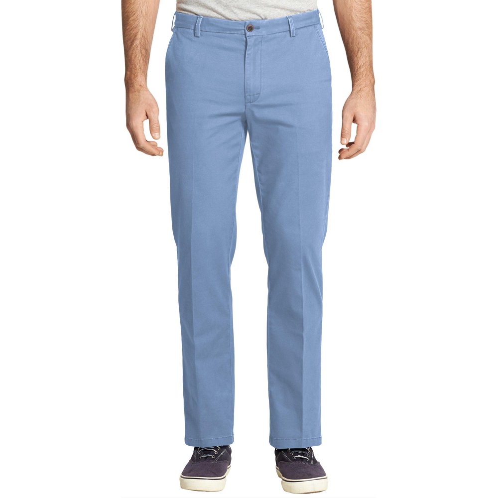 IZOD IZOD Mens Saltwater Stretch Straight Leg Flat Front Pants