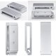 thumbnail image 3 of Juego de 6 ganchos plegables para colgar abrigos, bolsos, sombreros y botones de aleación de aluminio de alta resistencia con 12 tornillos para casco o ganchos de pared (plata mate). esquí esquí Gafas de esquí, 3 of 5