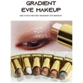 thumbnail image 5 of Waterproof Eyeshadow Stick With Finish White Brown Gradient EyeShadow Pencil For Long-Lasting Glitter Makeup Create Eye Makeup 4.5g, 5 of 5