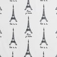thumbnail image 5 of Beatrice Home Fashions, Whimsical Print 4PC Sheet Set, Full, Paris White, 5 of 6