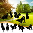 thumbnail image 1 of 5pc Yard Art Garden Inserts Hollow Inserts Yard Decoration, 1 of 9