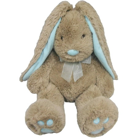 grey stuffed rabbit