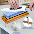 thumbnail image 5 of stusgo Knife Sharpening Stone Set - 2 Side Grit 400/1000 3000/8000 Kitchen Knife Sharpener Stone Includes Non-Slip Rubber Bases, 5 of 7