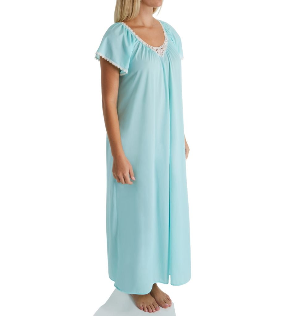 long sleeve nylon tricot nightgowns