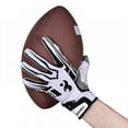 thumbnail image 4 of Youth Football Gloves Kids Silicone Grip Receiver Gloves for Kids with Super Stick Ability for Best Game Experience, 4 of 8