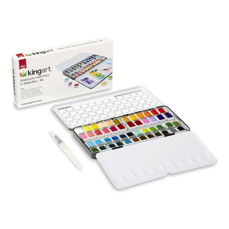 RH Water Color Paint Box with Paint Brush Kit for Beginners 12 Color, Pack  of 1
