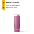 thumbnail image 3 of RTIC 28 oz Ceramic Lined Everyday Tumbler, Spill-Resistant Straw Lid, Orchid, 3 of 6