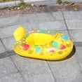thumbnail image 2 of MesaSe 1PC Inflatable Swimming Ring Pool Float Baby Ring Inflatable Mattress Rings, 2 of 5