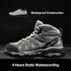 thumbnail image 2 of Botas de senderismo NORTIV 8 SNHB211W impermeables para mujer, color gris claro, 2 of 9