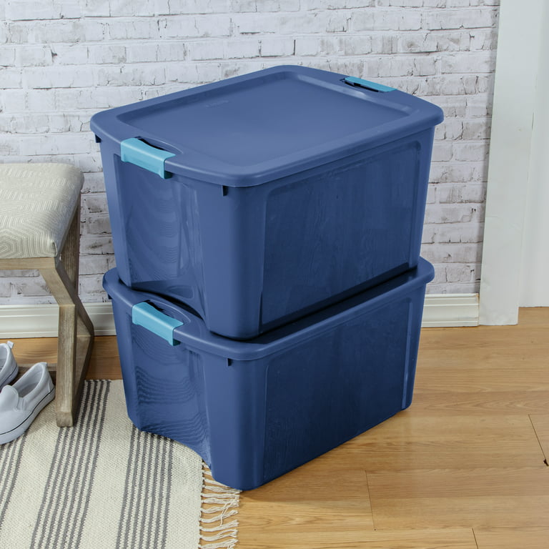 Sterilite 12 Gallon Latch and Carry Storage Tote Box Container