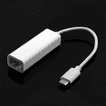 thumbnail image 4 of 2X Connecteur Dongle de Réseau USB-C vers Ethernet NIK Type-C vers RJ45 LAN, pour 3 vers Adaptateur Réseau Pour,2 x Connecteur Réseau,Blanc, 4 of 6