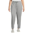 thumbnail image 2 of Athletic Works Women's Plus Athleisure Knit Pants, 2-Pack, 2 of 5