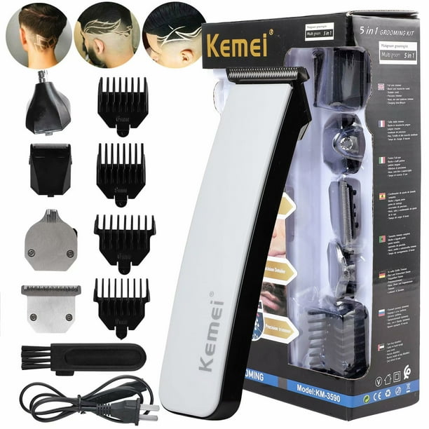 Kemei Professional Cordless Hair Clipper hair Trimmer Electric Shave For men's Beard Hair Razor Cutting Machine White Kemei Professional Cordless Hair Clipper hair Trimmer Electric Shave For men's Beard Hair Razor Cutting Machine White