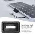 thumbnail image 3 of Solar Panel Mounting 6PCS Solar Panel Roof Corner Bracket   Drill Free ABS Plastic Anti Aging For RV Boat, 3 of 8