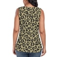 thumbnail image 3 of FIUFY Womens Tank Tops Sleeveless Button Down Shirts V Neck Tie Front Knot Tunic Blouses, 3 of 4