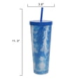 thumbnail image 7 of Mainstays 26-Ounce Plastic Swirl Tumbler, Blue, 7 of 7
