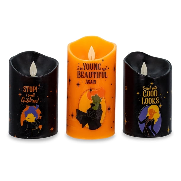 Set de velas LED Ukonic Disney Hocus Pocus con temporizador automático