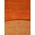thumbnail image 7 of Rugsotic Carpets Handmade Rugs Hand Knotted Loom Round 6'x6' Orange Wool for Indoor Use, 7 of 7