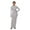 Grey, variant on TopLLC Long Sleeve Round-Neck Dress Women's Casual Color High Collar Long Sleeve Stretch Slim Long Dress Women top