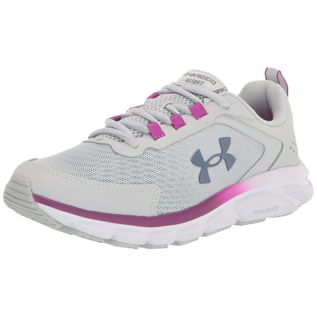 Zapatillas Under Armour Charged Assert 9 para Mujer Halo Gray Talle 11