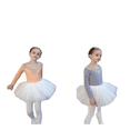 thumbnail image 5 of ‌LYMAYTER ‌Toddler Girls Long Sleeve Ballet Leotard Tutu Dress for 3Y-11Y Ballerina Dance Outfit, 5 of 8