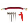 thumbnail image 2 of Manguera De Limpieza Juego de adaptadores de bomba de conector de válvula de aguja de 7 piezas para bicicleta de fútbol Ndcxsfigh Accesorios para bicicletas, 2 of 7