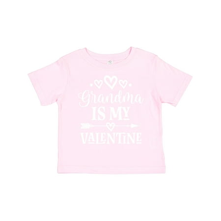 

Inktastic Grandma is My Valentine Gift Toddler Boy or Toddler Girl T-Shirt