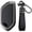 Black-long Keychain, variant on Key Fob Cover Compatible with Kia Telluride Sorento Picanto K3 K4 K5 K8 Sportage Carens Morning Carnival EV3 EV5 EV6 EV9 2022-2026 Leather/Metal 5 Button Keychain Case Holder Protector