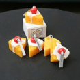 thumbnail image 4 of Christmas Korean Ins Cherry Cheese Scented Candle Soy Wax Smokeless Fruit Cake Photo Props Accompanied By Hand Gift, 4 of 5