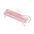 thumbnail image 2 of Teclado de electrónico con micrófono, 37 teclas, juguete musical, teclado de digital para niños de 3 a 6 años, regalo de cumpleaños Rosa, 2 of 8